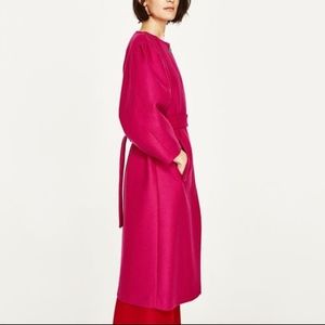 Zara | Jackets \u0026 Coats | Zara Fuchsia 